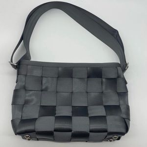 Harvey's Original Seatbelt Gray Crossbody Bag